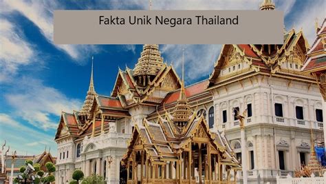 Fakta Unik Negara Thailand