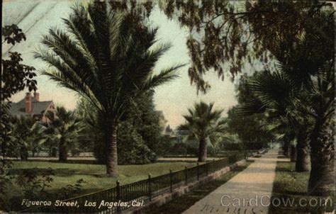 Figueroa Street Los Angeles, CA Postcard