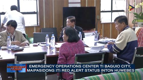 Damag Ditoy Siudad Ti Baguio Emergency Operations Center Ti Baguio