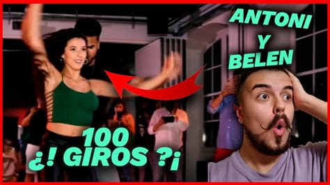 100 GIROS De Antoni Y Belen En BACHATA Bachata Giros Sensual