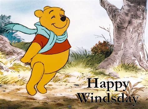 Happy Windsday Winnie The Pooh Cartoon Winnie The Pooh Pictures