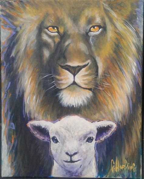 Lion Of Judah Lamb Of God Lion And Lamb Lion Of Judah Prophetic Art