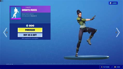 Fortnite Smooth Moves Emote 1 Hour Version Epic Youtube