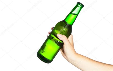 Woman Hand Holding Bottle Of Beer Stock Photo Mathom 7156207