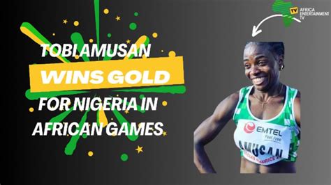 Tobi Amusan Secures Gold For Nigeria In The African Games Held In Ghana