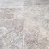 12MM CLASSIC SILVER TRAVERTINE FRENCH PATTERN TUMBLED UNFILLED