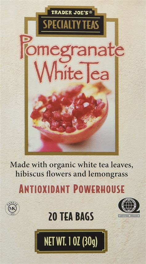 Trader Joes Pomegranate White Tea 20 Tea Bags Pack Of 4 On Galleon Philippines