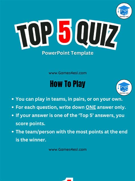 top  quiz template