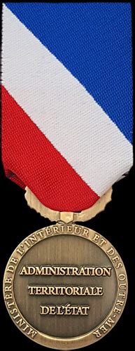 Médaille de l Administration territoriale de l État Insignes