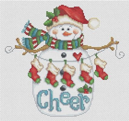 Counted Cross Stitch Snowman Patterns Cross Stitch Patterns