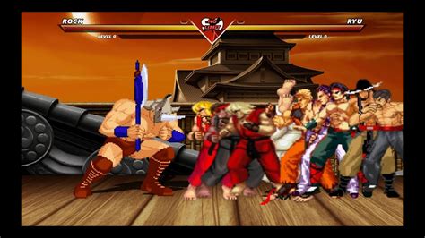 THE ROCK VS EVERYONE FT RYU KEN RYO ROBERT TERRY ANDY LIU KANG KUNG