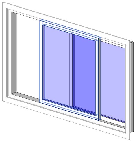 Parametric Operable Sliding Window In Revit Library Revit