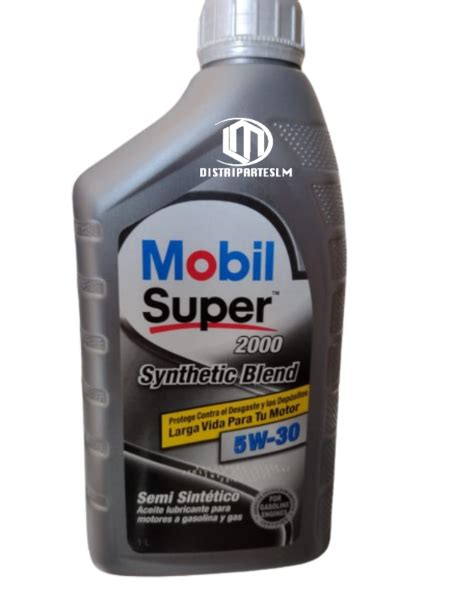 ACEITE MOBIL SUPER 2000 SEMISINTÉTICO 5W30 CUARTO Distripartes LM