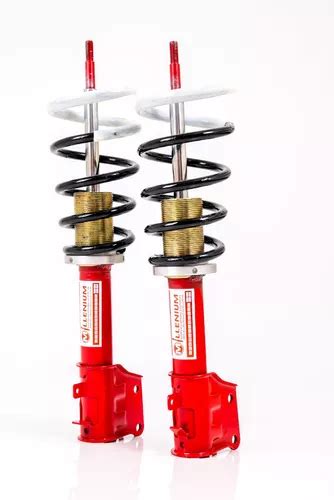 Kit Suspensao Rosca Regulavel Renault Clio 1 0 Par Dianteiro