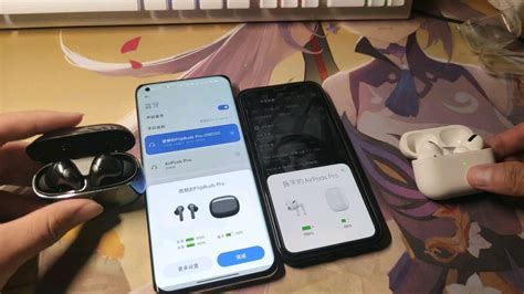 小米降噪耳机pro与苹果airpods Pro弹窗对比哔哩哔哩bilibili