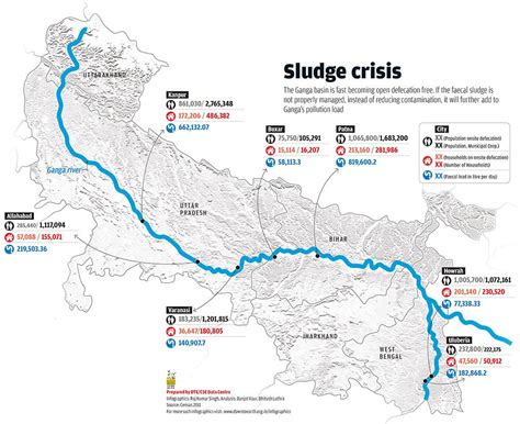 River Ganga In India Map - Best Map of Middle Earth