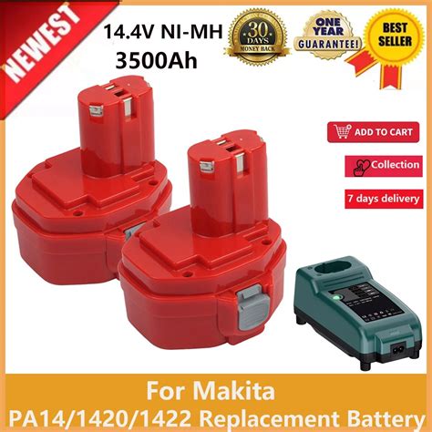 V Ah Ni Mh Replacement Battery For Makita Pa