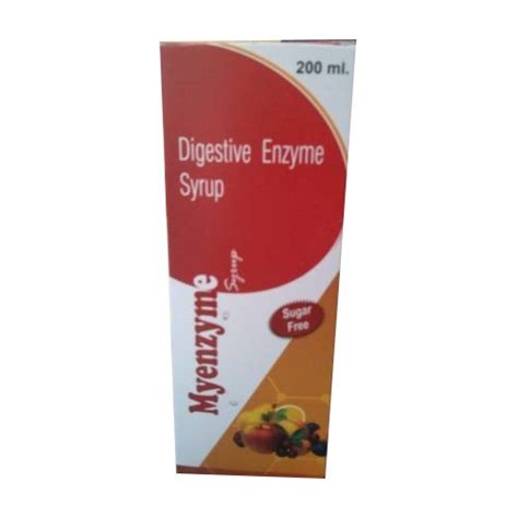 Sugar Free Digestive Enzyme Syrup Packing Size Ml Packaging Type