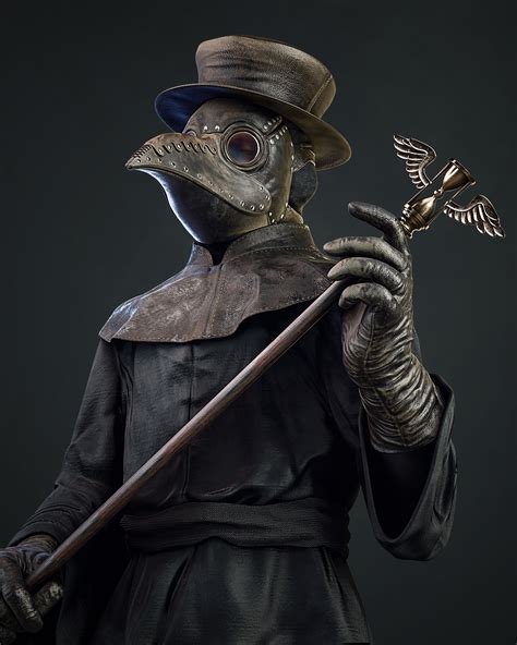 Steampunk Plague Doctor Art