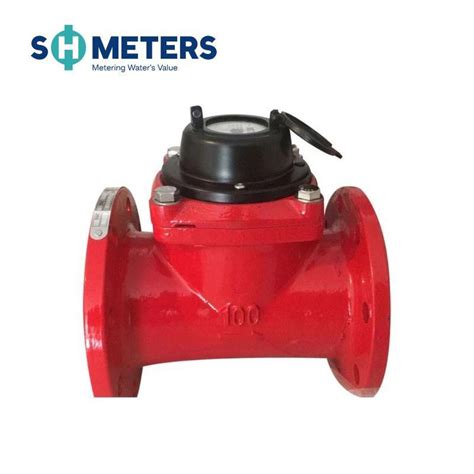 DN50 DN300 Class B Dry Dial Removable Element Woltman Hot Water Meter Woltman Water Meter And