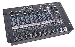 Mesa de Som Mixer 10 Canais StarMix LL Audio S1002D NOVA TRIDA ELETRÔNICA