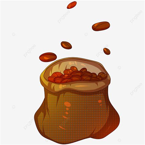 Coffee Beans Bag Clipart Png Images A Bag Of Coffee Beans Cartoon