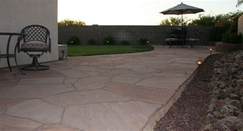 Southwest Patio Concepts Flagstone Patio Backyard