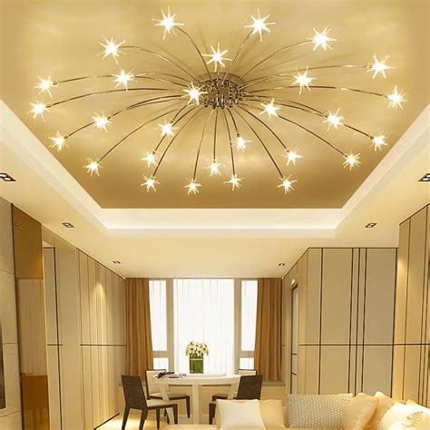 Modern Minimalist Led Living Room Ceiling Lamps Bedroom Ceiling Lights Creative Starry Sky