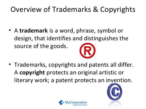 Protecting Your Brand Trademarks Copyrights And The Internet