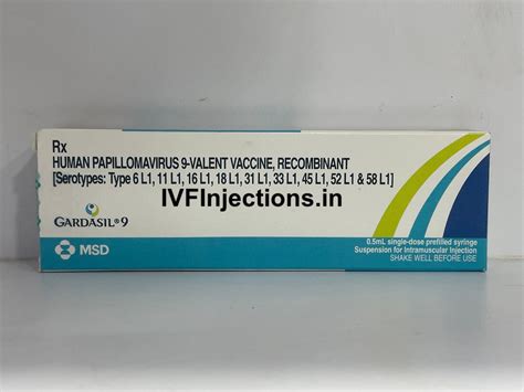 Gardasil 9 Vaccine, Uses, Price, Buy in Delhi, Noida Online