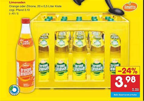 Limetto Limonaden Angebot Bei Netto Marken Discount 1Prospekte De