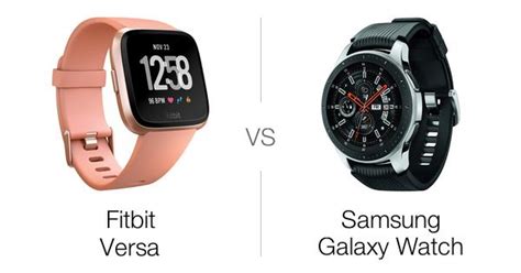 Fitbit Versa vs Samsung Galaxy Watch Comparison - WearVS