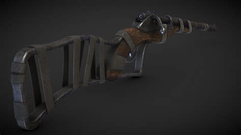 Rifle D Model By Shedmon F A Sketchfab