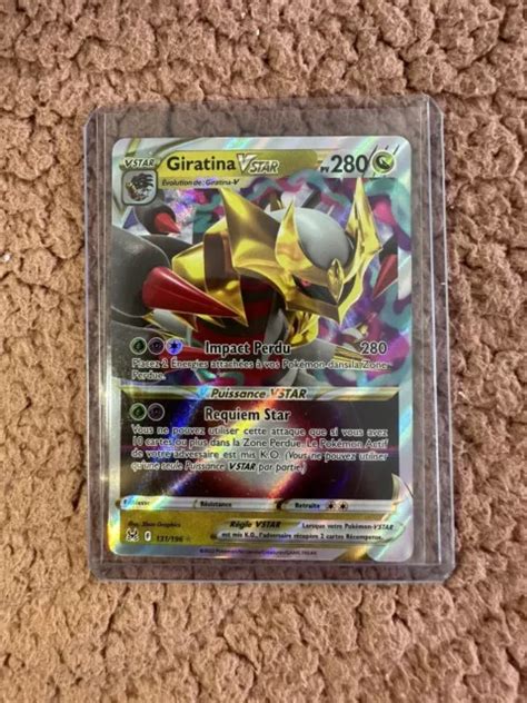 CARTE POKÉMON GIRATINA Vstar 131 196 Origine Perdue EB11 FR EUR 1 00