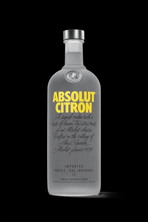 Absolut Vodka Flavored In Citron Lemon 700ml Drinkland