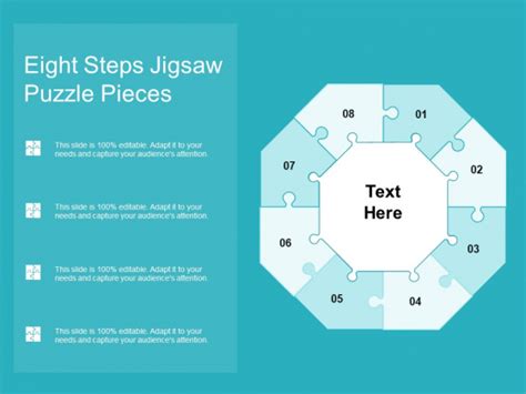 Eight Steps Jigsaw Puzzle Pieces Ppt Powerpoint Presentation Styles