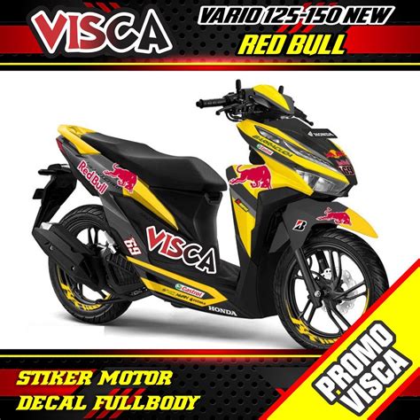 Jual Decal Vario 125 150 NEW Stiker Vario 125 150 NEW Striping