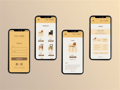 Dribbble Mock Up App Ui  By Maksudur Rahman Rahat