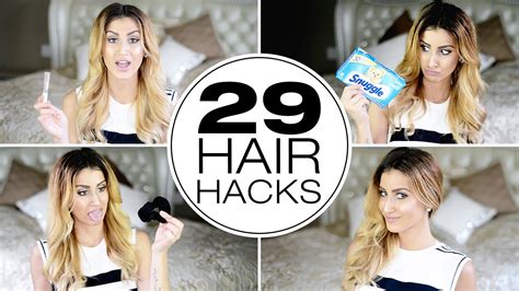 29 Stupidly Simple Hair Hacks Every Girl Needs To Know YouTube