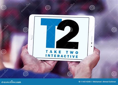 Take-Two Interactive Software Logo Editorial Image - Image of city ...