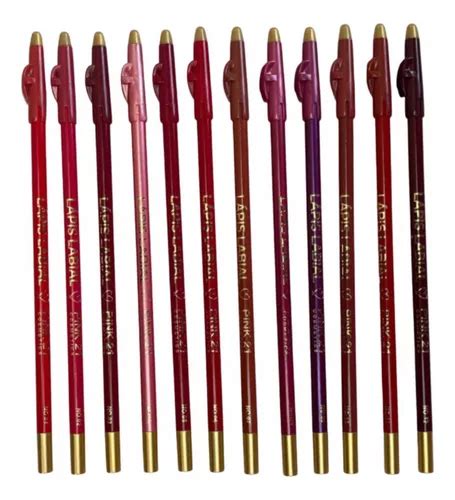 Delineador De Ojos Pink L Pis Labial L Piz Color Blanco Mercadolibre