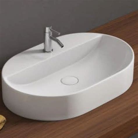 White Table Top Ceramic Wash Basin At Rs Table Top Wash Basin In