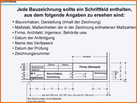 Allerbeste Schriftfeld Technische Zeichnung Vorlage A Kostenlos