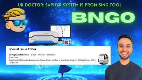 Huge Bngo News Saphyr In London Is Promising For Diagnosis Of Multiple