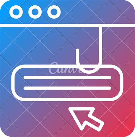 Clickbait Glyph Gradient Icon 素材 Canva可画