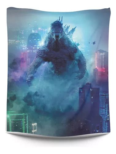 Cobija Frazada Godzilla Personalizable X Cm Flanel Env O Gratis