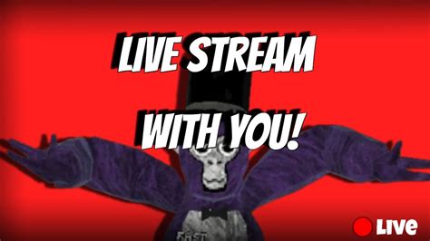 Gorilla Tag Live Stream With You Youtube