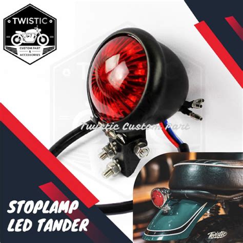 Promo Stoplamp Led Tander Lampu Belakang Motor Kawasaki W Cb Harley