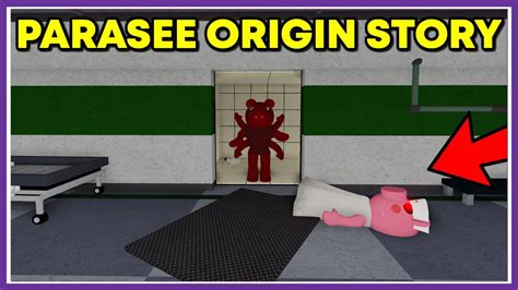 Roblox Piggy Parasee Origin Story Sad Parasee Skin Youtube