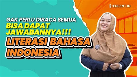 SOAL LITERASI DALAM BAHASA INDONESIA UTBK SNBT 2023 Part 10 YouTube